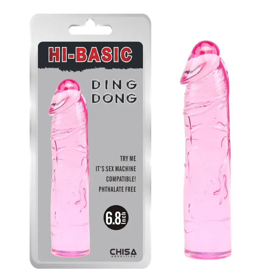 Ding Dong Aparato Realista En TPE Cuerpo Venoso Cabeza Pronunciada by CHISA